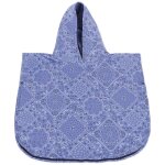 Poncho de plage microfibre b�b� spf 50 + summer bleu