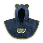 Poncho de pluie petit explorateur pour poupon 30 cm marine