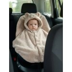 Poncho de voyage adaptable sur si�ge auto & porte b�b� sable