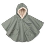 Poncho de voyage b�b� pour si�ge auto - au chaud sous la pluie green