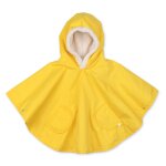 Poncho de voyage b�b� pour si�ge auto - au chaud sous la pluie jaune