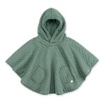 Poncho de voyage - pady quilted - jersey green