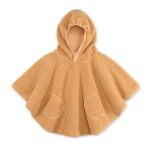 Poncho de voyage - teddy - pady jersey ocre