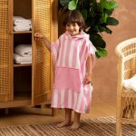 Poncho wili rose 55x70cm rose