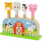 Pop - up animaux de la ferme beige