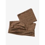 Porte - b�b� 2 bandeaux � croiser sans nouage l�opard