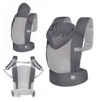 Porte - b�b� carrybee ergonomique 3 mois � 20 kg, l�ger, portage physiologique, capuche sieste, sortie ...