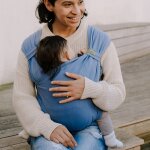 Porte - b�b� hybride boba bliss vintage navy blue bleu ciel