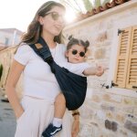 Porte - b�b� neko up & down bleu