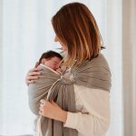 Porte - b�b� neo sling beige sable multi - coloured