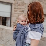 Porte - b�b� neo sling bleu cobalt multi - coloured