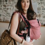 Porte - b�b� n�o plus, vert eucalyptus acajou