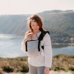 Porte b�b� pr�form� my n�o gris, noir