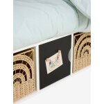Porte bicolore pour meubles  cases blanc