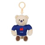 Porté clé peluche - fff fédération française de rugby - 10cm beige Porté clé peluche - fff fédération française de rugby - 10cm beige
