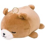 Porte - cl� peluche nemu nemu cookie l'ours brun (12 cm) marron, beige