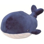 Porte - cl� peluche nemu nemu kanaroa la baleine (13 cm) bleu, blanc