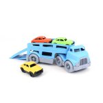 Porte - voitures Écologique avec 3 mini voitures jouet en plastique recyclé multicolor Porte - voitures Écologique avec 3 mini voitures jouet en plastique recyclé multicolor