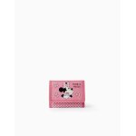 Portefeuille en tissu minnie rose clair