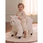 Porteur animal � roulettes en bois fsc� chat
