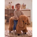 Porteur animal � roulettes en bois fsc� chien