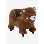 Porteur animal � roulettes en bois fsc� ours