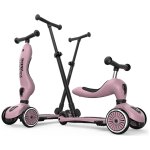 Porteur �volutif highwaykick 1 push and go mocha rose, noir