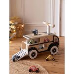 Porteur garage voitures en bois fsc bleu
