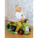 Porteur tracteur avec remorque vert claas