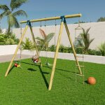 Portique 2, 30 m topwood alti 2 - 4 enfants bois