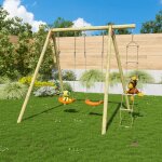 Portique artix tiridou - 2, 30 m - 3 enfants bois