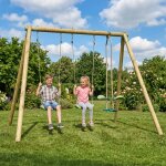 Portique balan�oire 2, 30 m artix darifou 2 - 4 enfants bois