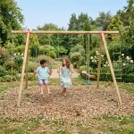 Portique balan�oire 2, 30 m topwood nani 2 - 6 enfants bois