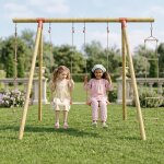 Portique balan�oire 2, 30 m topwood tila - 4 enfants bois