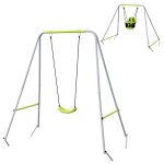 Portique balan�oire �volutive - si�ge haut, accoudoirs, ceinture s�curit� 5 points, barre protection ...