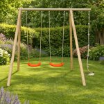 Portique balan�oire piko bois / m�tal marron