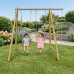 Portique balan�oire piko bois / m�tal marron
