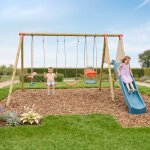 Portique balan�oire2, 30 m topwood xolti 2 - 8 enfants bois