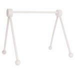 Portique d'�veil en bois - arche de jeux blanc