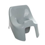 Pot vase pulman gris charme