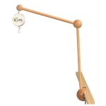 Potence musicale en bois beige