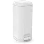 Poubelle  couches select blanc