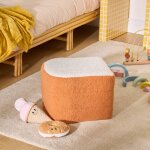 Pouf bouclette french toast - tostie beige