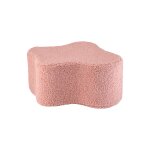 Pouf enfant nuage en teddy guava