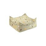 Pouf enfant ottoman carr� - coussin de sol design terrazzo terrazzo moss