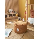 Pouf enfant ours en sherpa camel