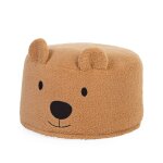 Pouf ours en peluche marron Pouf ours en peluche marron