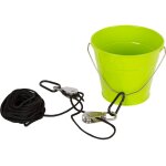 Poulie avec seau vert
