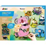 Poup�e articul�e - animaux de la f�ret blue; red