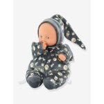 Poup�e babipouce brille dans la nuit gris fonce uni avec decor